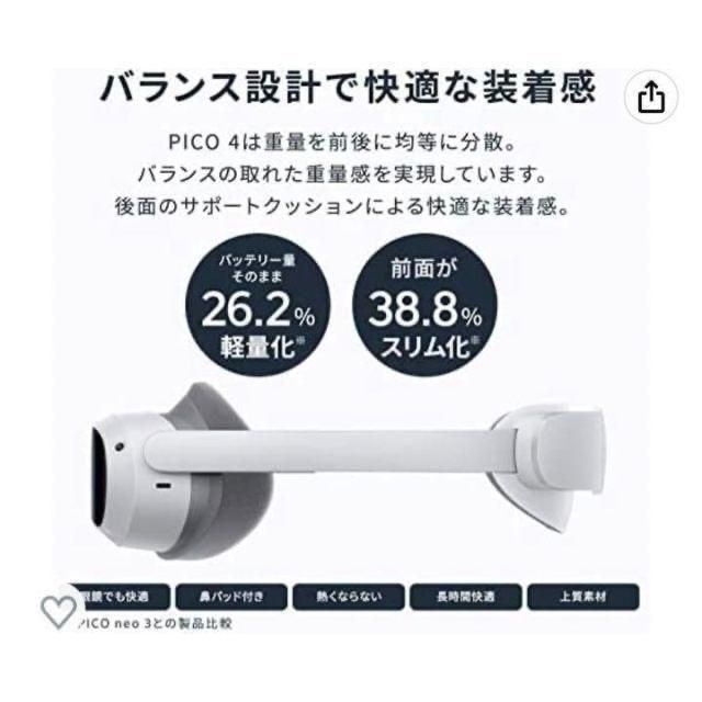 PICO 4 128G VR ヘッドセット - 未来創造雑貨 - メルカリ