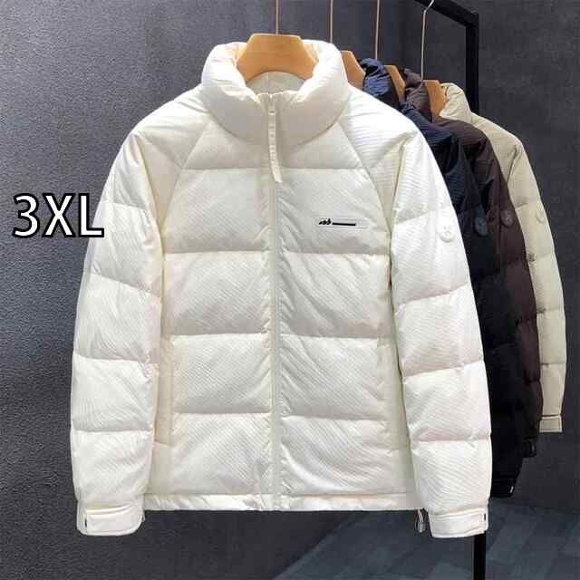 3XL 秋冬 コーデ メンズ 服 シンプル ファッション オシャレ 大人 かっこいい 大きいサイズ ストリート 紳士服 シンプル ハイエンド ダウン ジャケット 厚手 トップス