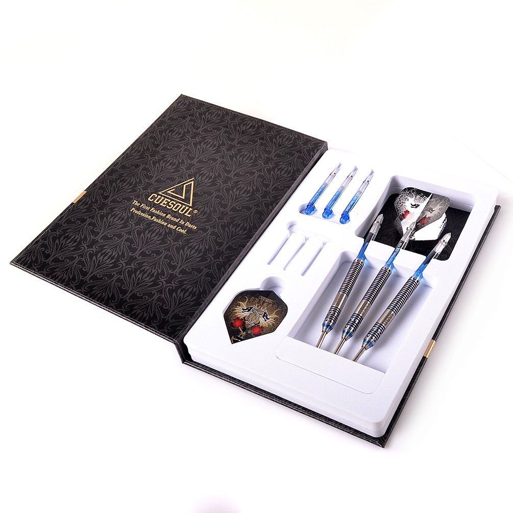 新着商品 Steel Tip tungsten Darts 90 Set26 Grams Fashionable Barrel Dragon with Titanium CUESOUL Coated CSDN-C4405