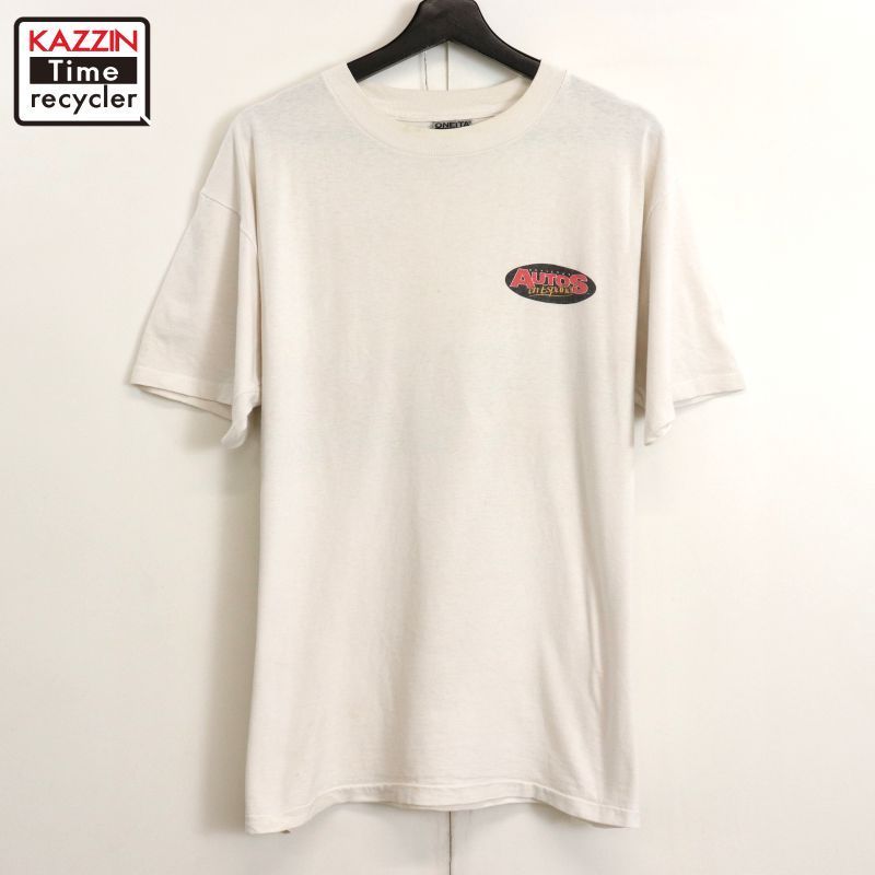 90s USA製 vintage ONEITA レトロカー プリント 半袖Tシャツ