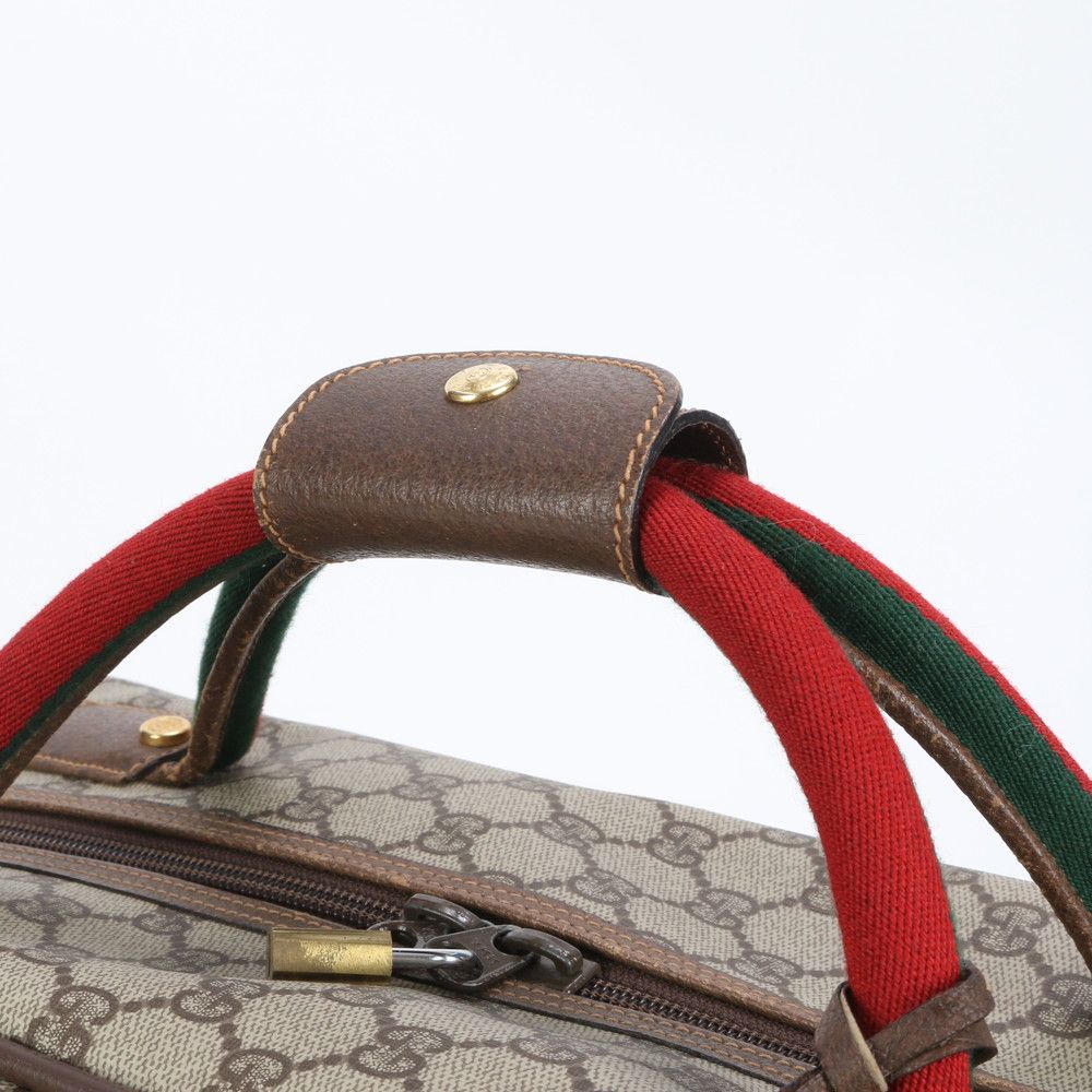 【美品】オールドグッチ シェリーライン GGスプリーム ボストンバッグ 美品】オールドグッチ シェリーライン GGスプリーム ボストン
