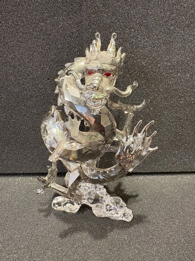 値下げ！ 龍の置物 九谷焼龍置物8号 昇龍 「願い叶う」魔除け 清