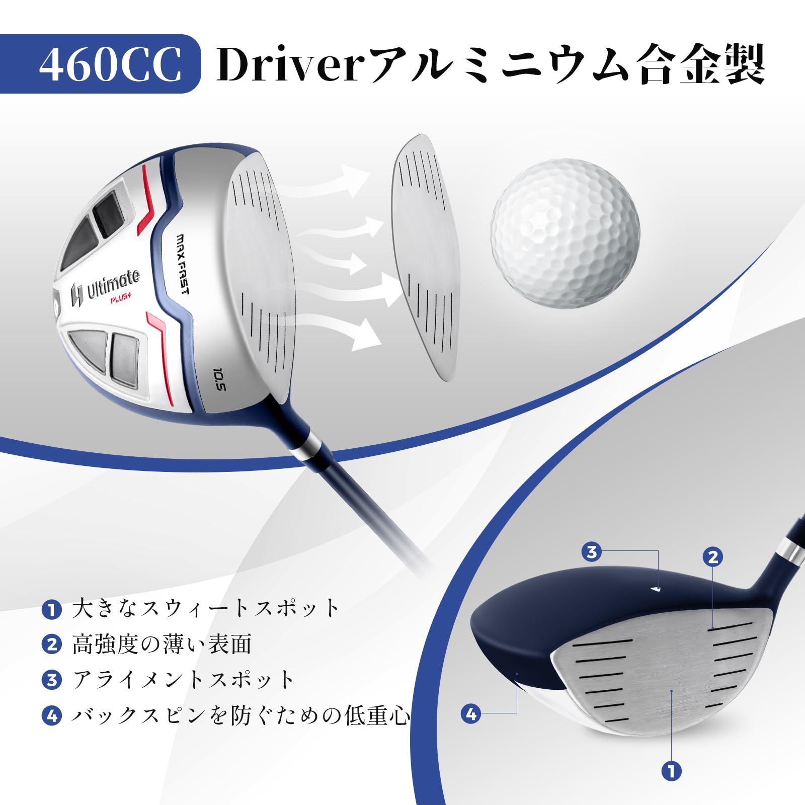 【初心者女性向け】パーリーゲイツ レディース ゴルフクラブセット パーリーゲイツ レディースゴルフクラブセット 初心者用 初心者