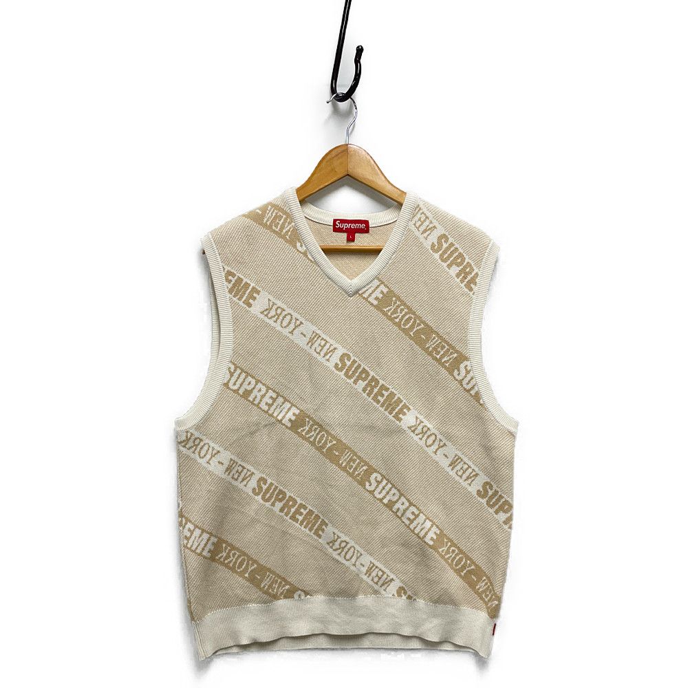 SUPREME シュプリーム 22SS Stripe Sweater Vest ストライプ セーター