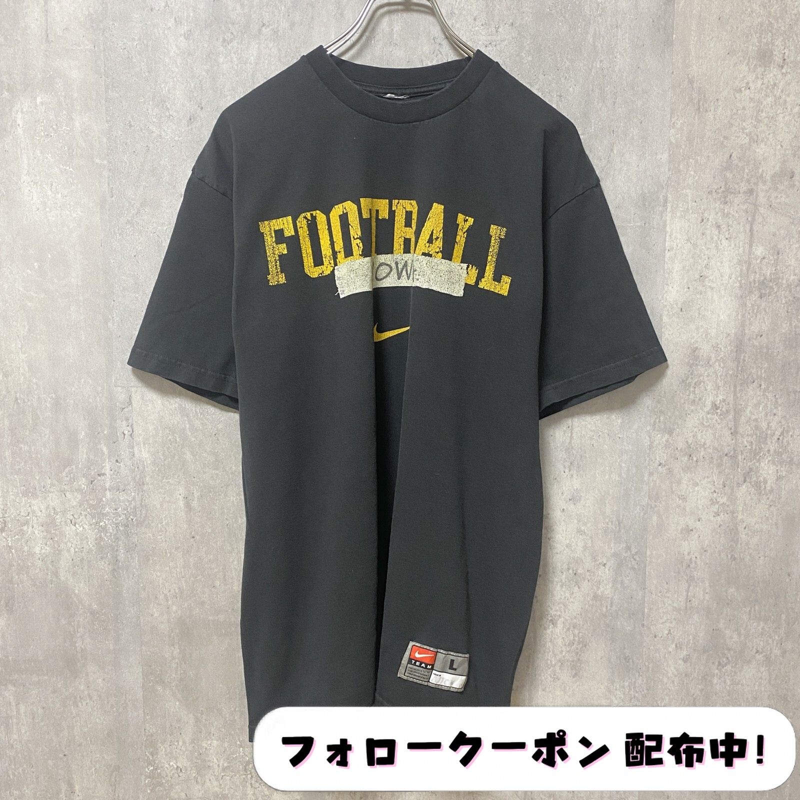 古着 used NIKE ナイキ 半袖 プリントTシャツ 黒 ブラック 