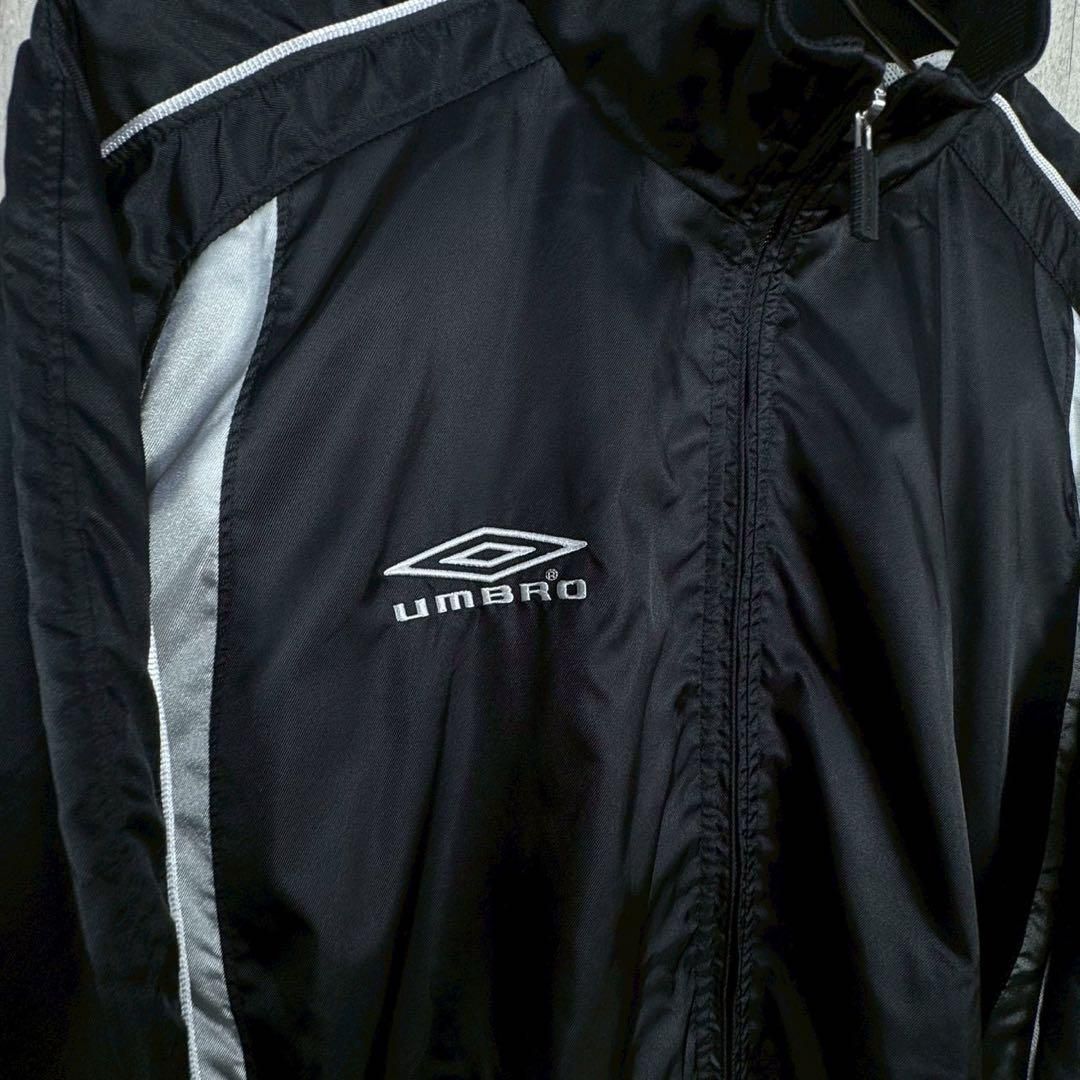 OLD UMBRO 90s アンブロ 光沢 ジャージ トラックジャケット L - メルカリ