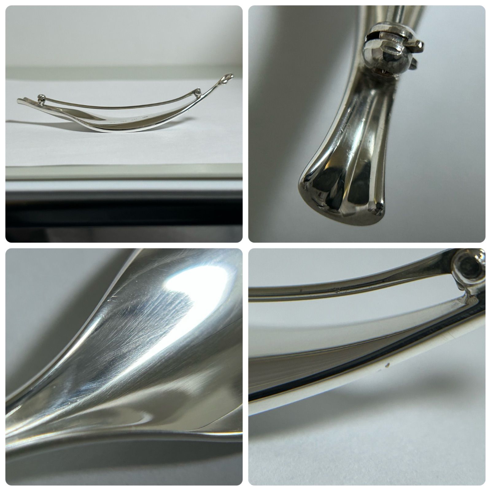 ジョージジェンセン 391 リーフ ブローチ ヴィヴィアンナ トールン