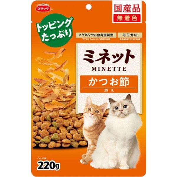 同梱不可 18個セット ミネット スタンドパック かつお節添え 220g