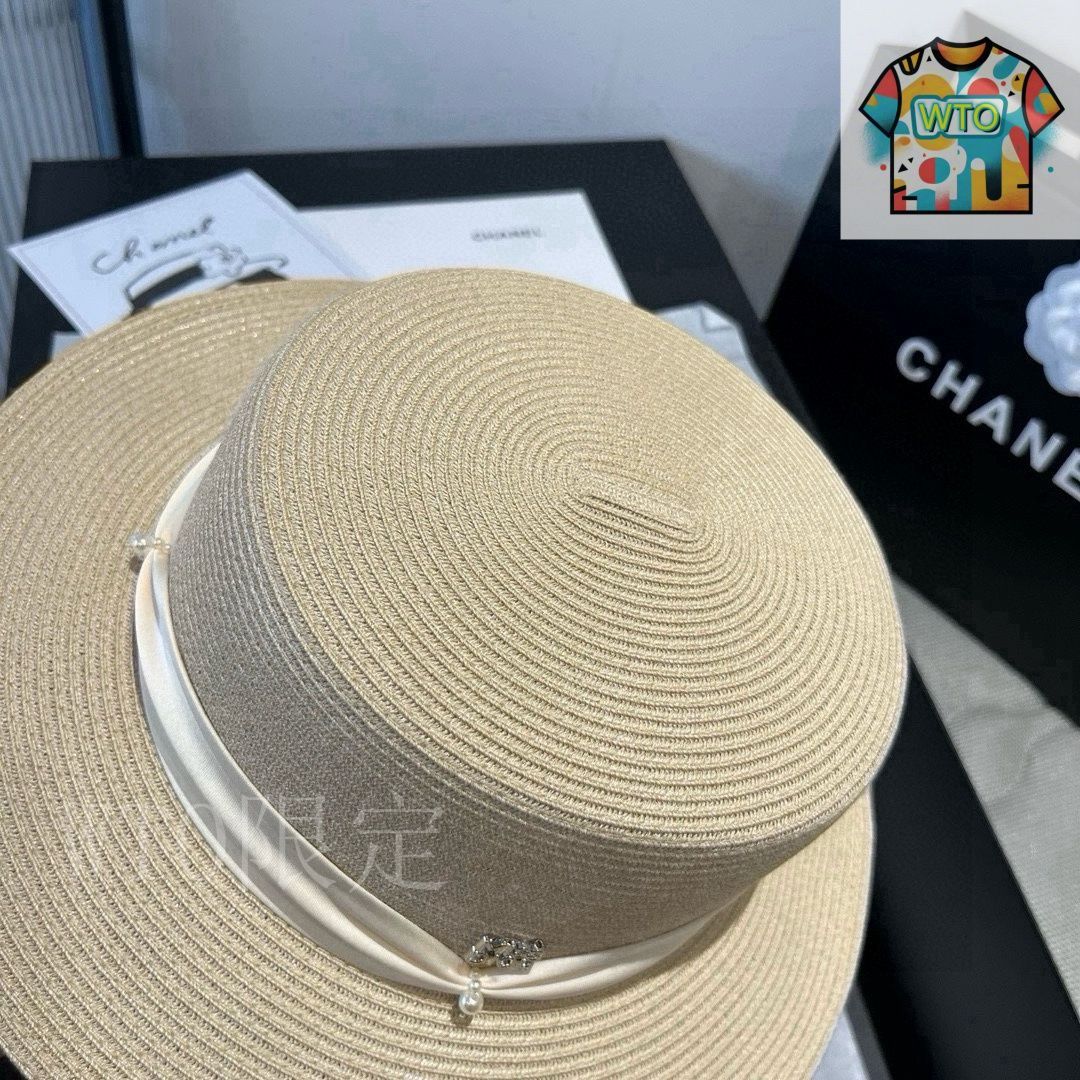 Dior【匿名配送】　ストローハット　激レア　入手困難　サイズ56 今日特価】Dior ストローハット-1-4 - メルカリ