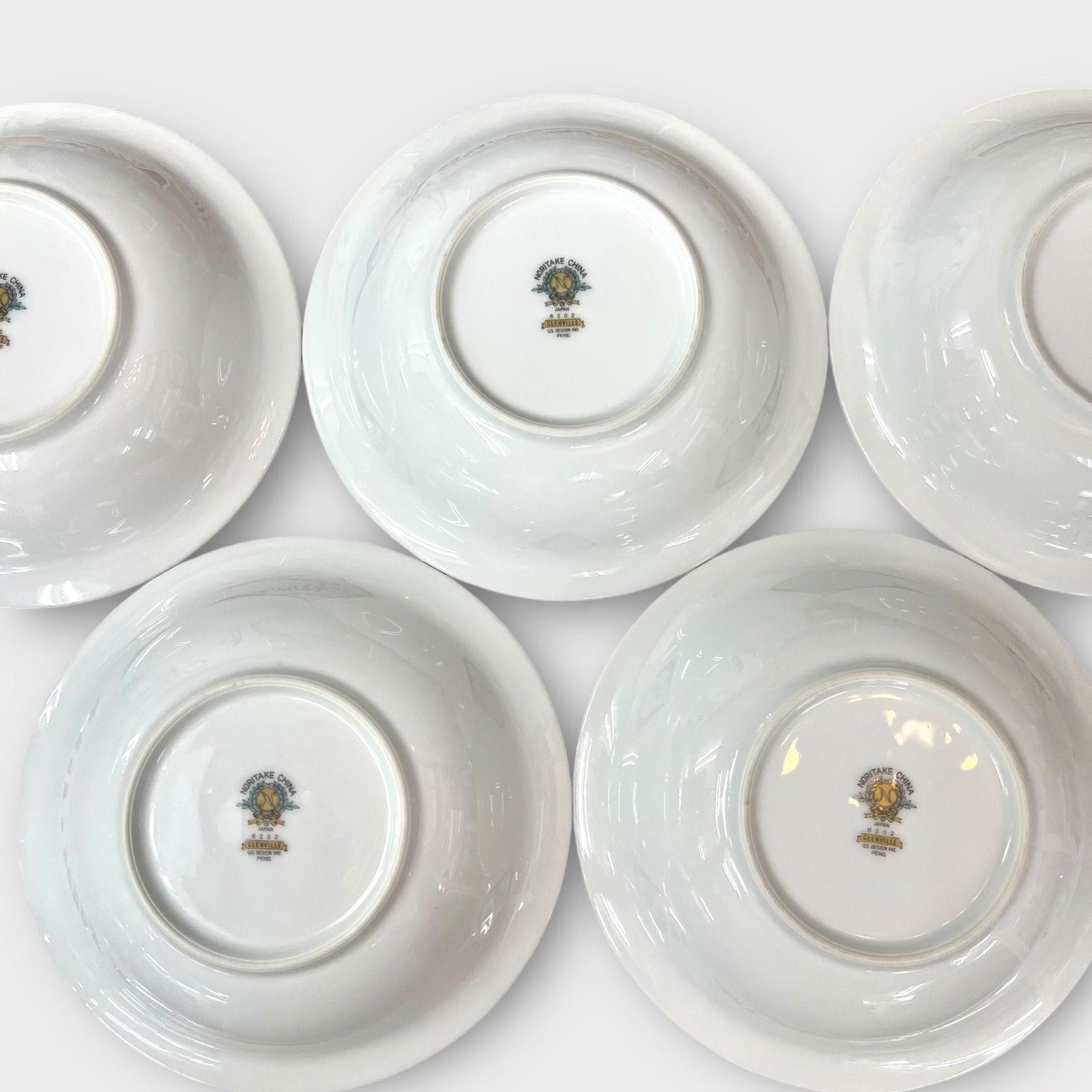 ノリタケ グレンビル スープ皿 5枚セット Noritake Glenville オールド 