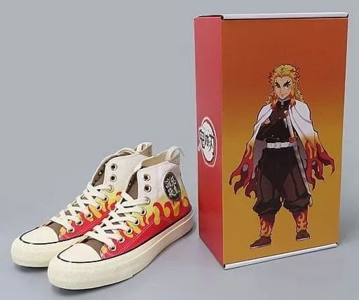 【】衣類 煉獄杏寿郎 スニーカー レッド 25cm 「鬼滅の刃×UBIQ×atmos」