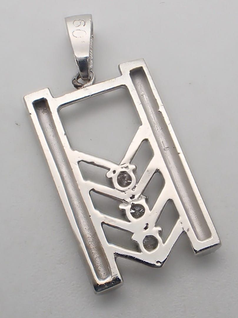 Pm プラチナ ダイヤ ペンダントトップ 0.09ct 2.25g B C-9541 質屋