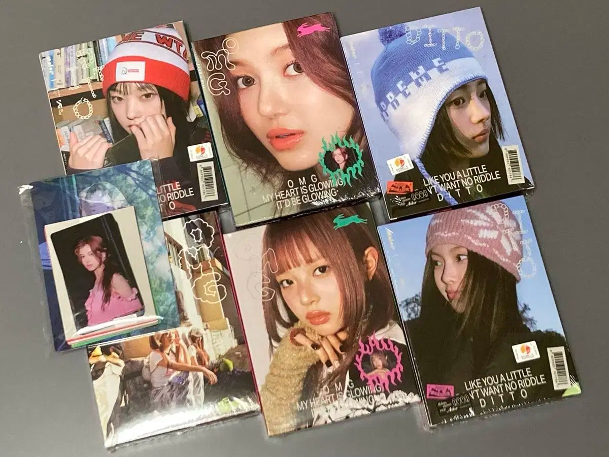 【雷市場（ポンジャン）商品韓国直送】NewJeans(ニュージーンズ・ニュジ) OMG アルバム フルセット FULL SET 特典付き