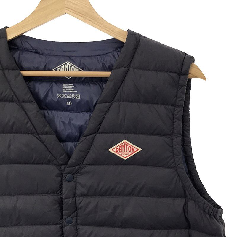 ◇DANTON◇ ダントン ベスト メンズ 40 DANTON ダウンベスト ネイビー