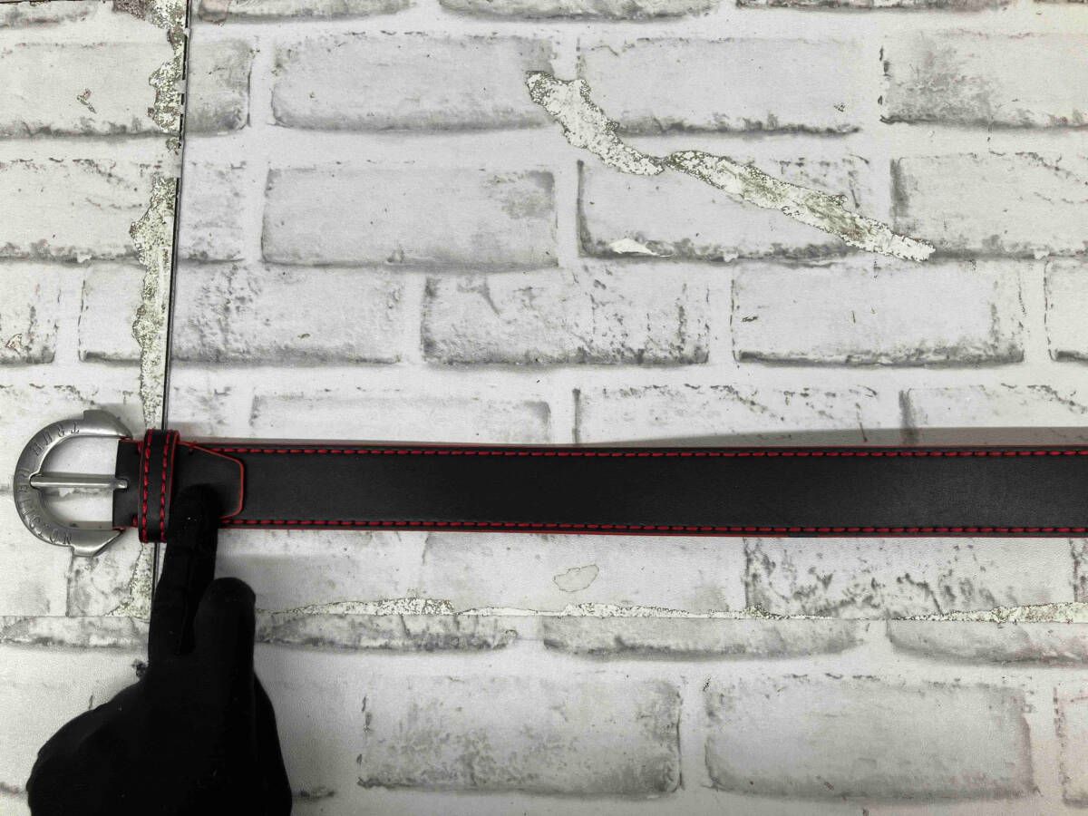 TRUE RELIGION BRAND JEANS トゥルーレリジョン レザーベルト ブラック