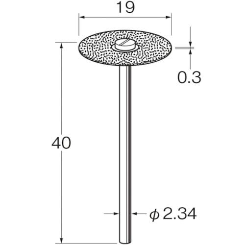 2営業日で発送 日本精密機械工作 リューター メタルボンドダイヤモンドディスク D9721 8895