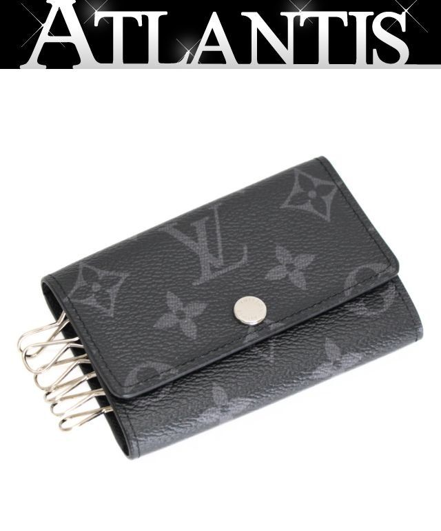 ルイヴィトン Louis Vuitton ミュルティクレ6 キーケース モノグラムエクリプス 黒 M82603 RFID 71874