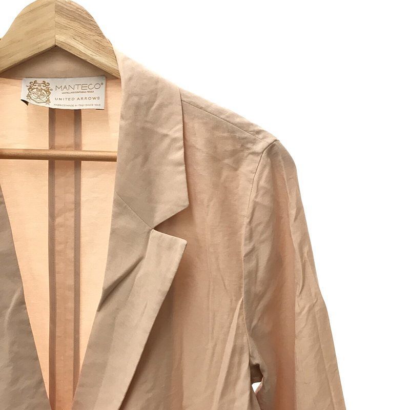 UNITED ARROWS ベージュ テーラードジャケットManteco ウール アウトレットのテーラードジャケット（ベージュ）の商品一覧