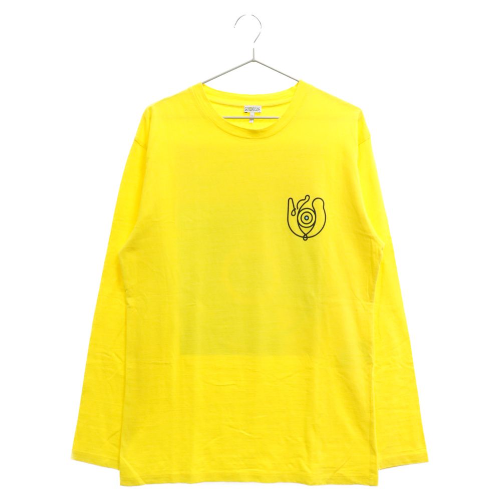 LOEWE (ロエベ) エルンバックプリント長袖Tシャツ カットソー イエロー 