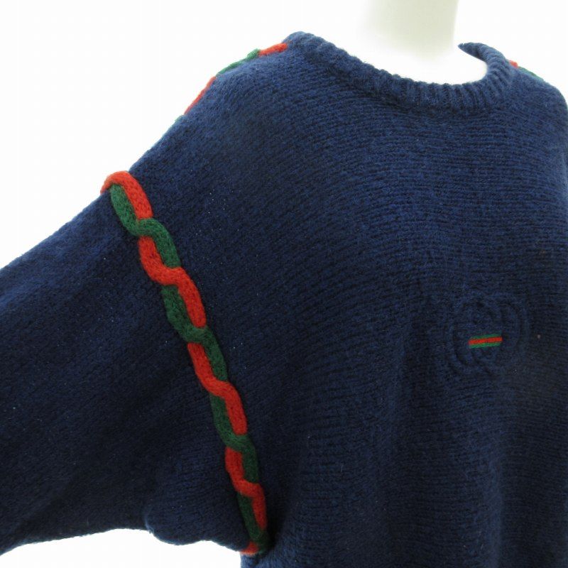 ヴィンテージ GUCCI グッチ シェリーライン ドルマン ニット ヴィンテージ GUCCI グッチ シェリーライン ドルマン ニット