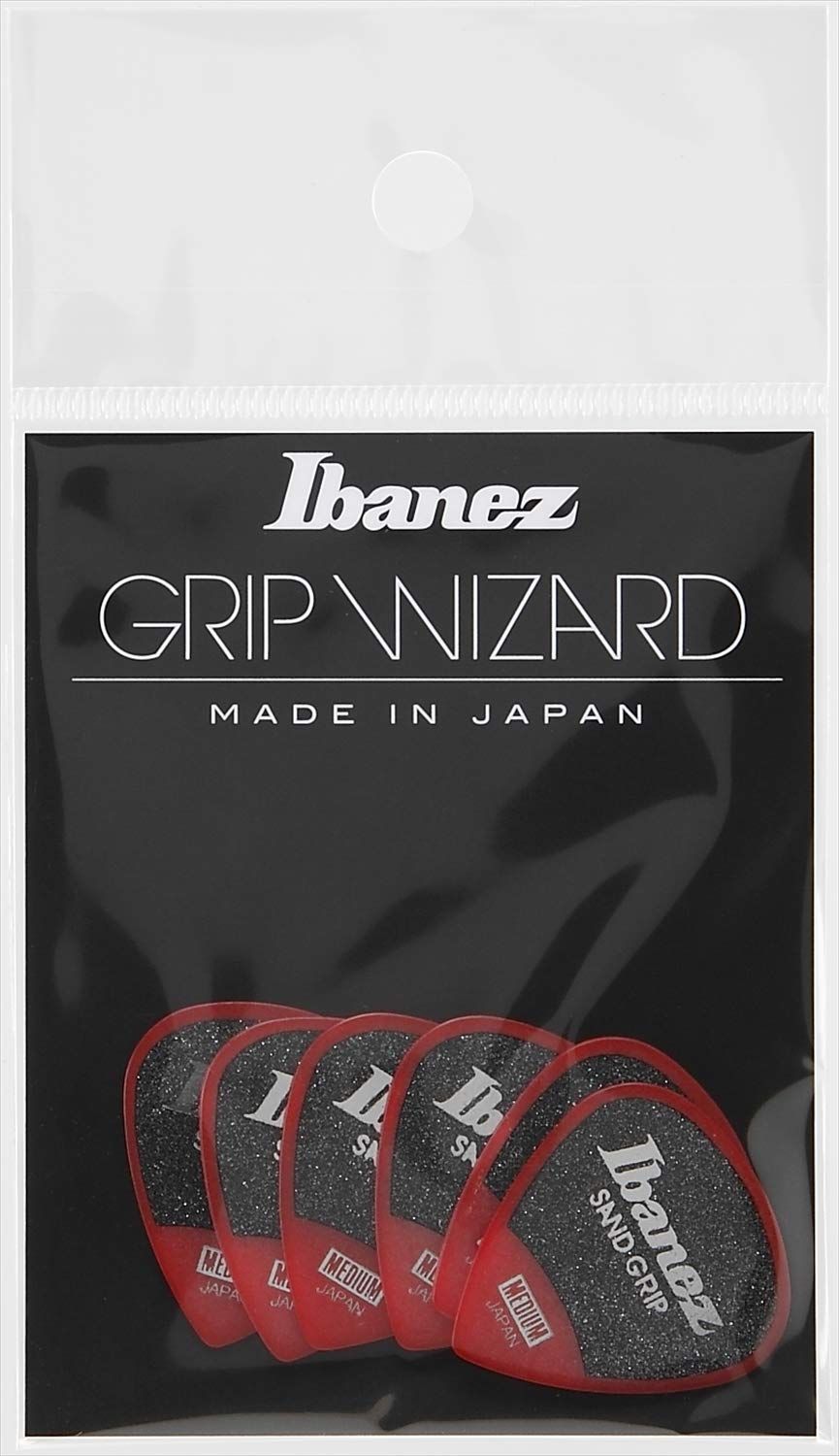 Ibanez 滑り止め素材を使用したピック Grip Wizard Series Sand Grip Pick PA16MSG-RD RED -  メルカリ