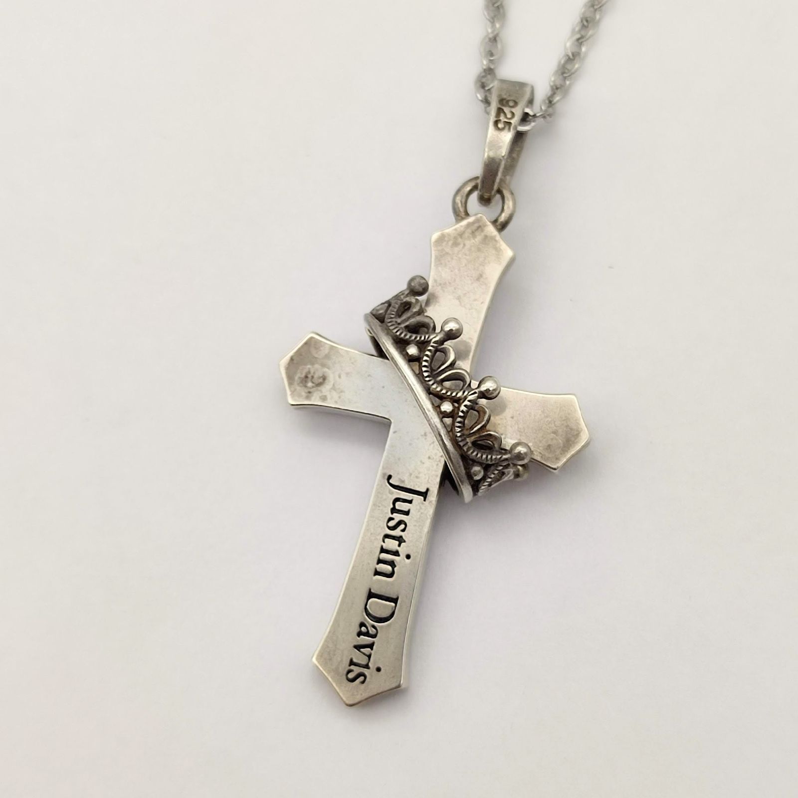 Justin Davis シルバー925 クロスペンダント ジャスティンデイビス