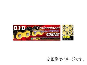 D.I.D ノンシールチェーン プロフェッショナル スズキ TS80 80cc 1981年～ ゴールド＆ブラック 120L 428NZ
