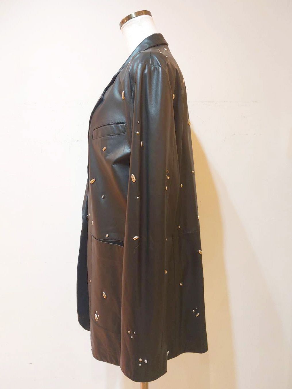 新品 アリジ ALYSI レザージャケット 42 EJK367 Lサイズ 羊革 未使用・新品】【公式正規取扱い】ALYSI アリジ レザー