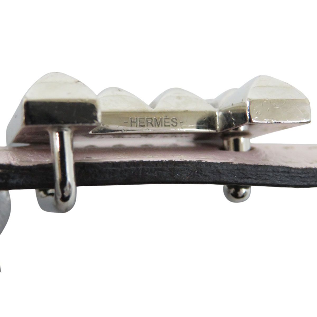 エルメス H メドール リバーシブル ベルト 13MM 70 メタル レザー ユニ  
