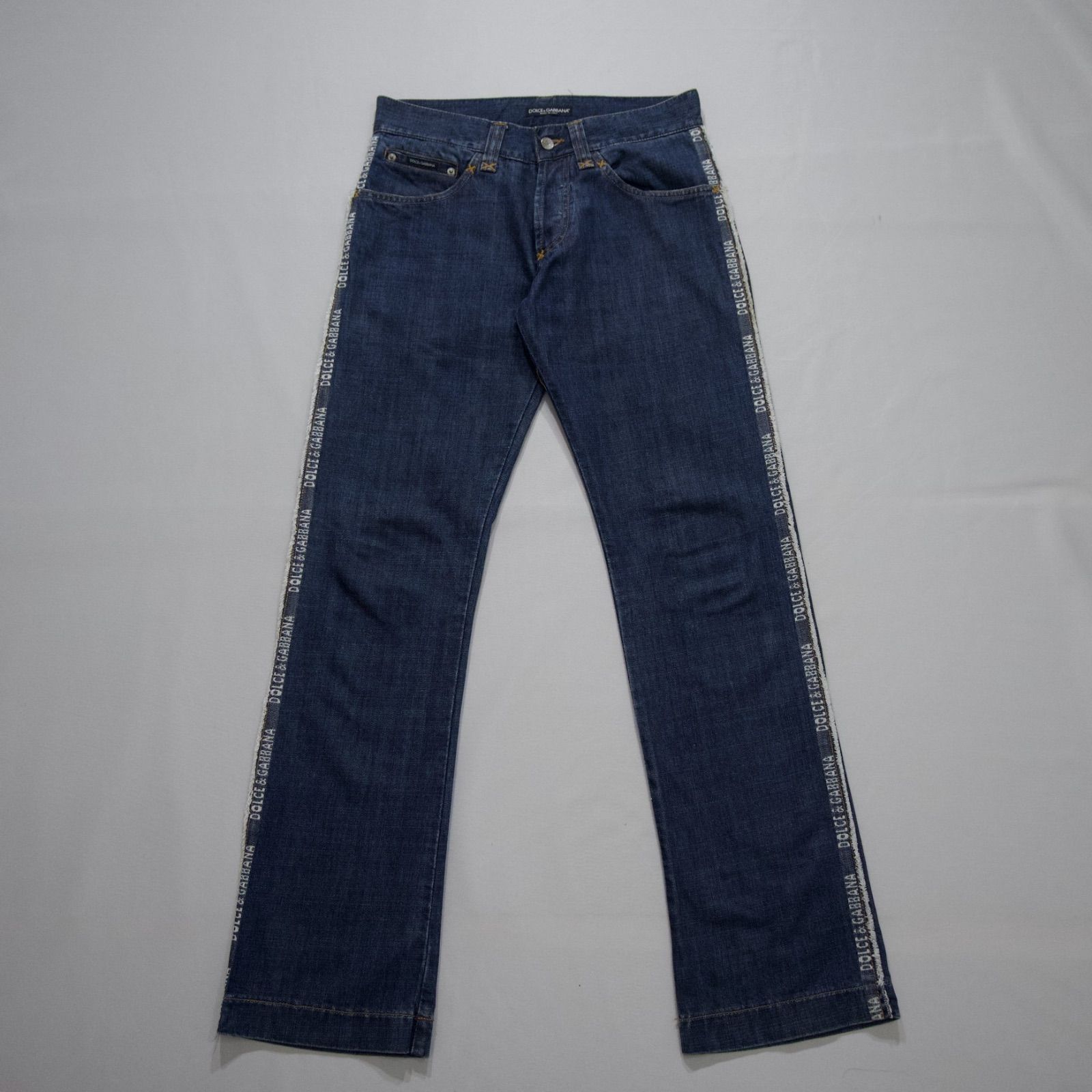 DOLCE&GABBANA SideLine Logo Denim Pants ドルチェ& ガッバーナ 