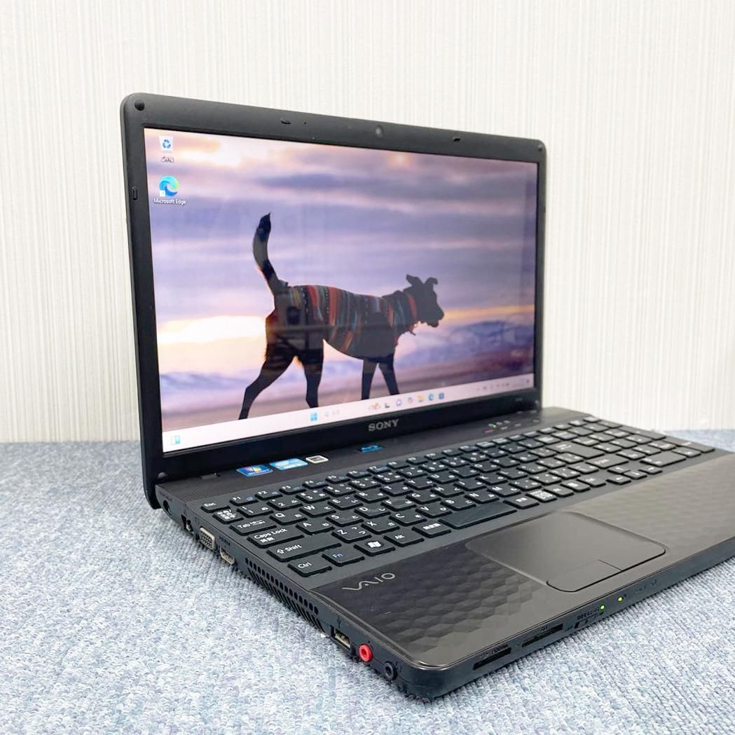 ソニー ノートパソコン Windows11 オフィス付き 爆速SSD搭載