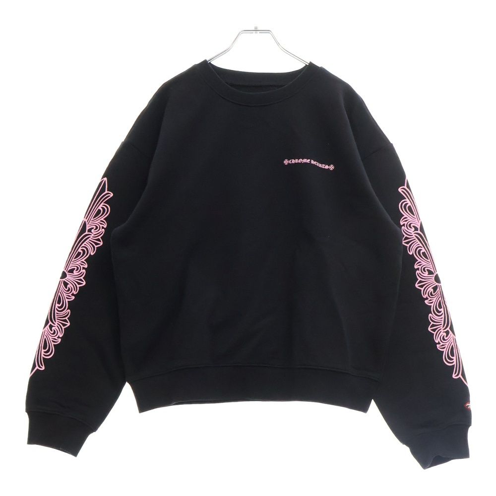 クロムハーツ マッティ ボーイ フローラルクロス オーバー スウェットシャツ CHROME HEARTS (クロムハーツ) ×MATTY BOY SWEAT SHIRT FLORAL CROSS