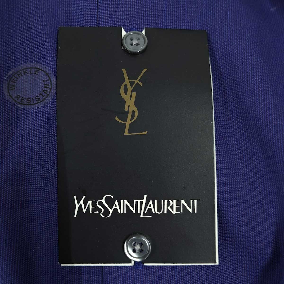 イヴ・サンローラン 長袖 シャツ 34-35 L 821471 メンズ Yves Saint Laurent　YSL トップス