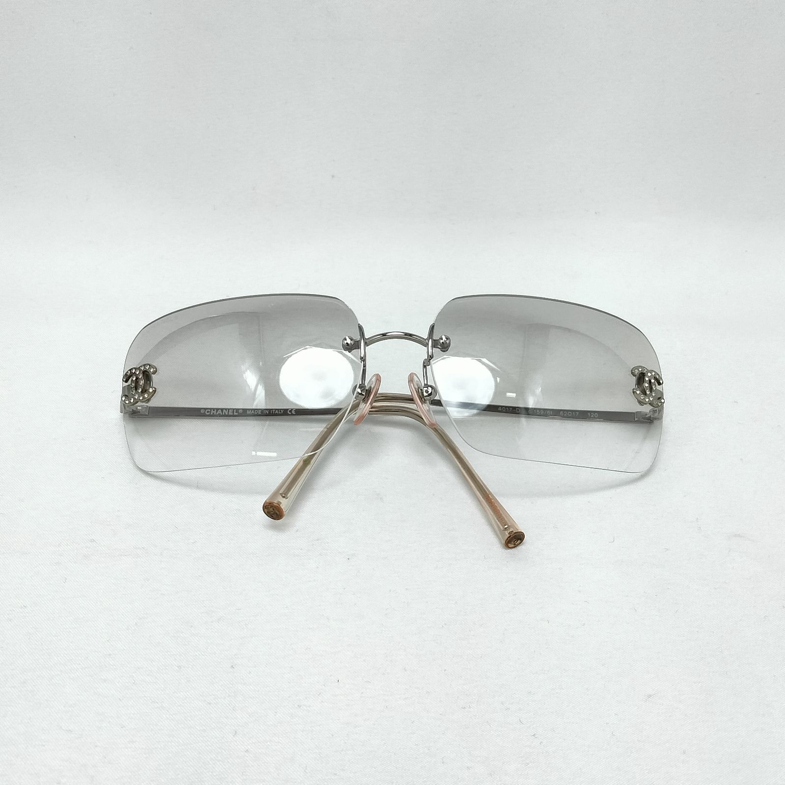 CHANEL ラインストーン サングラス 4017-Ｄ シャネル CHANEL シャネル シャネル ココマーク ラインストーン