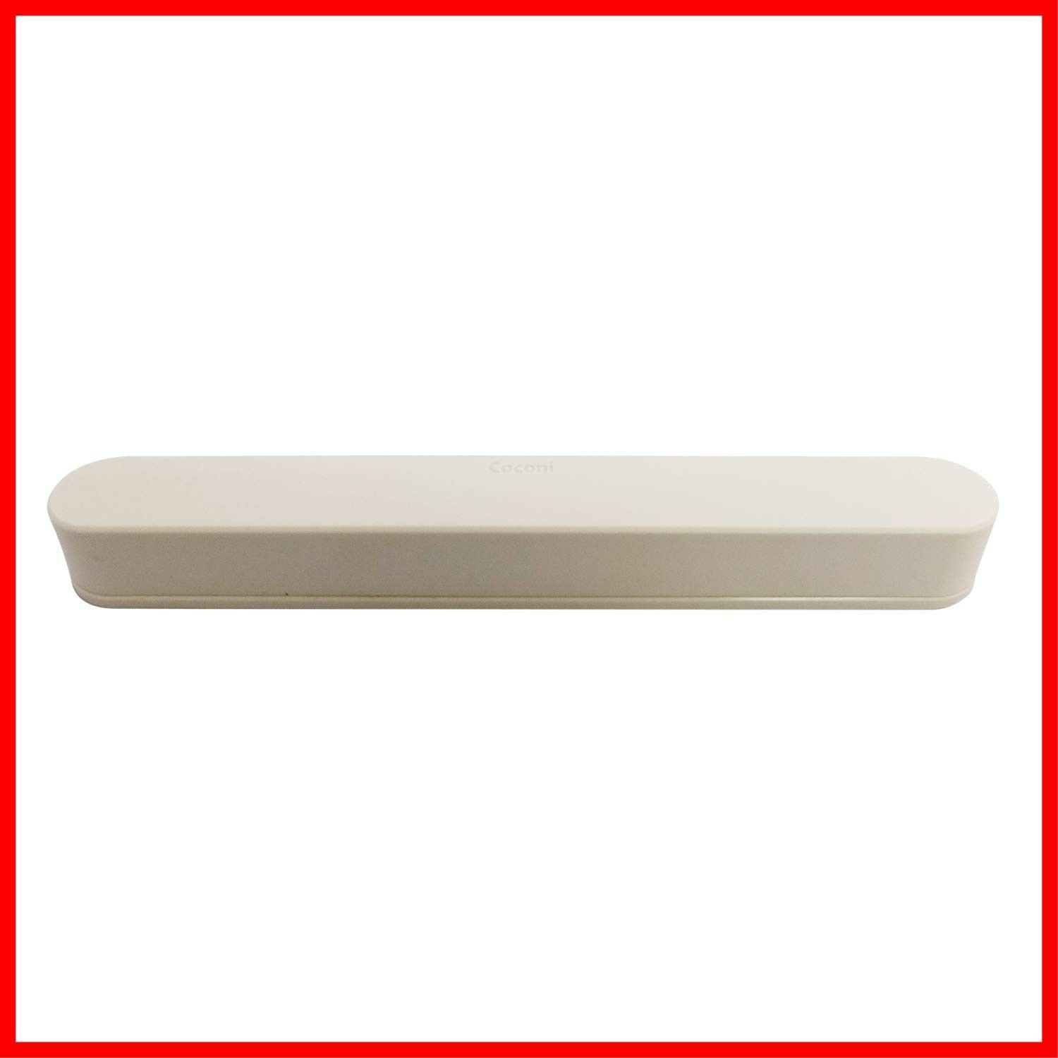 本体: 高さ3cm 本体: 奥行2.5cm WH 本体: SC-100 Coconi オフホワイト 幅23.4cm 引き戸用 ドア音ケア サヌキ