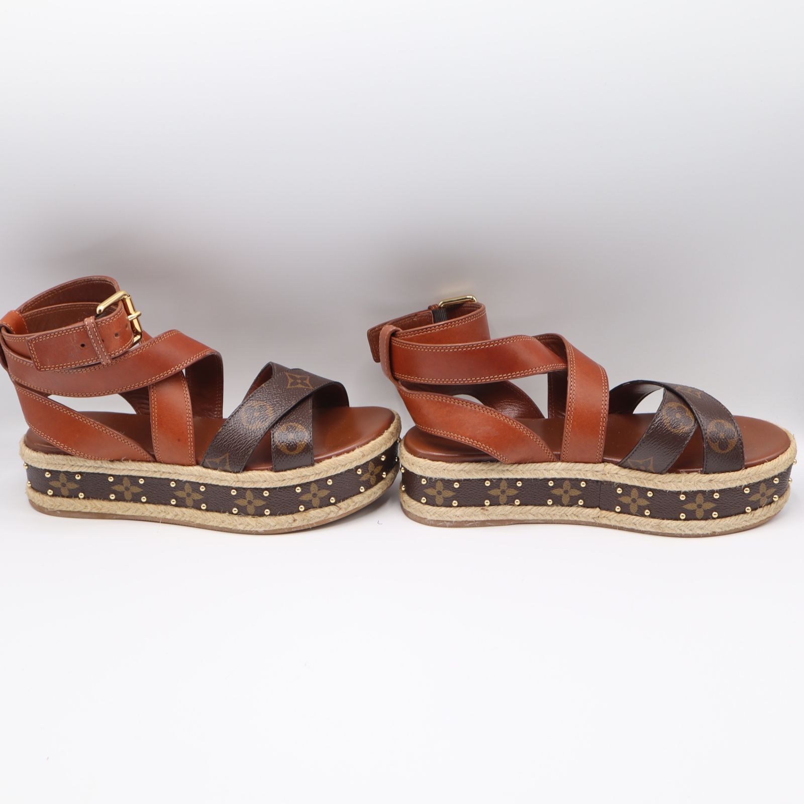 LOUIS VUITTON LV ルイヴィトン サンダル バウンダリー サイズ36 約