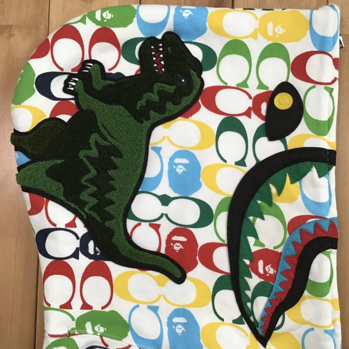 COACH × BAPE シャーク パーカー Mサイズ shark full zip hoodie a 