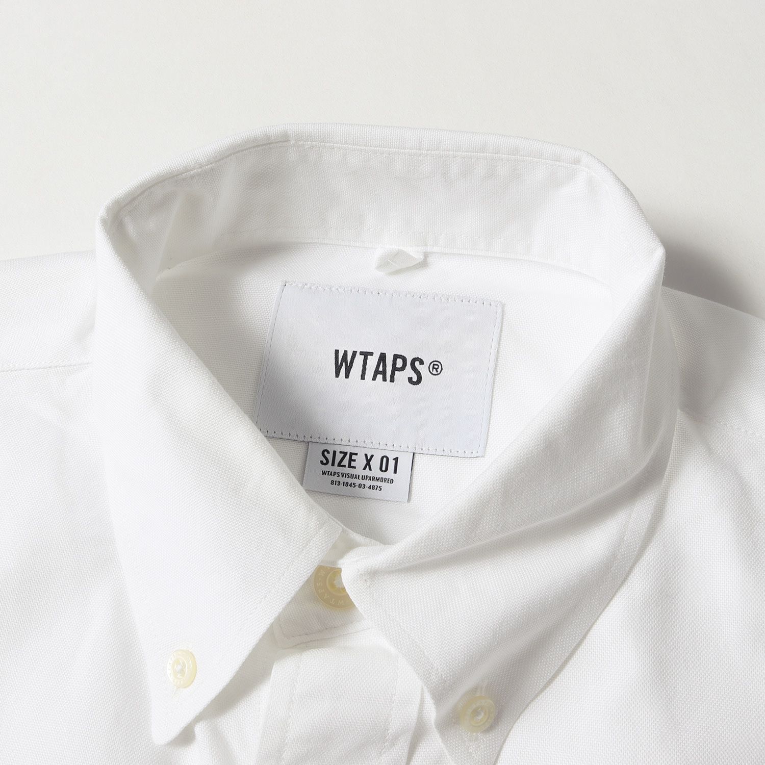 WTAPS ダブルタップス シャツ サイズ:S 20SS THOMAS MASON オックスフォード ボタンダウン シャツ BD LS 01 SHIRT  COTTON OXFORD ホワイト 白 トップス カジュアルシャツ 長袖【メンズ】 - メルカリ