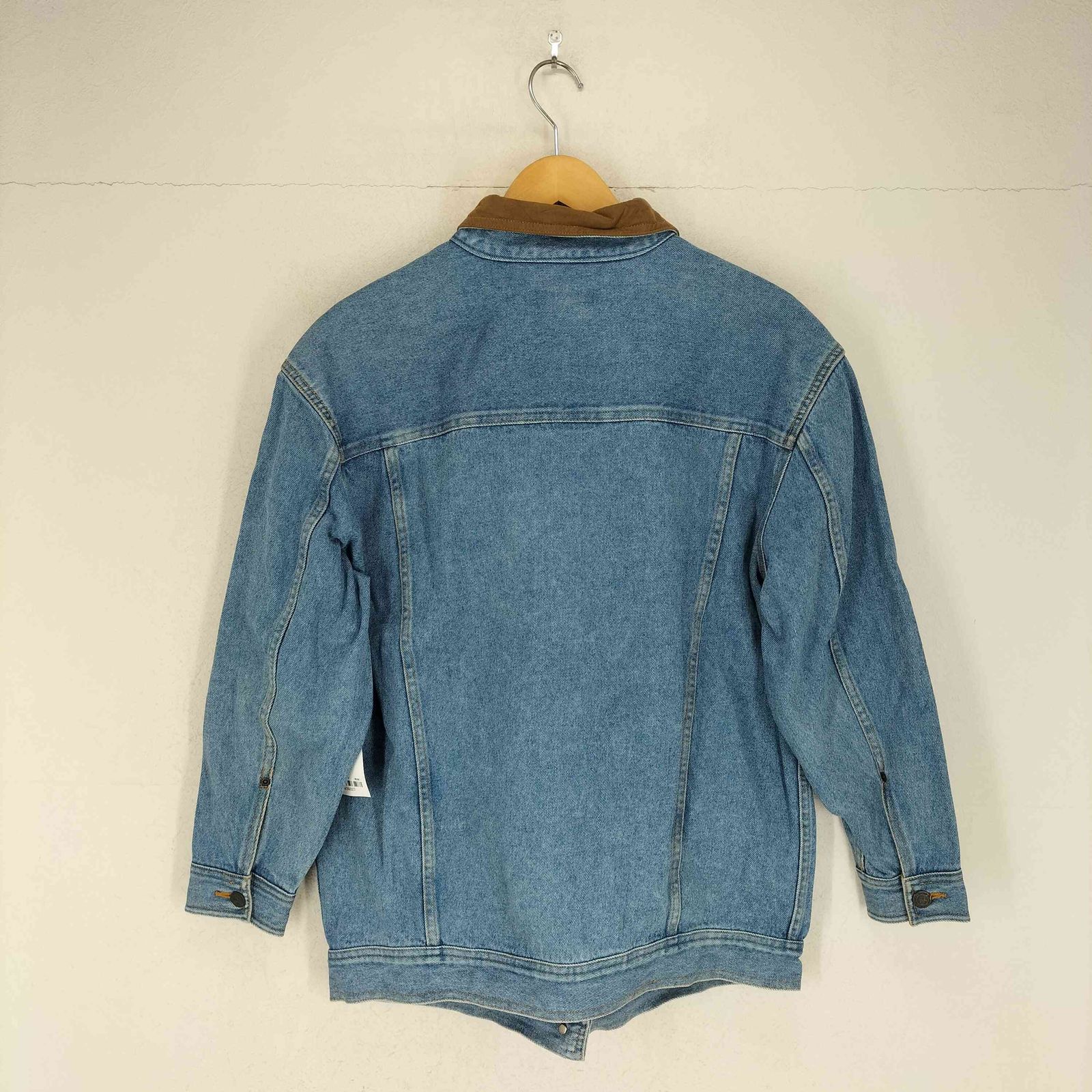 ユーズドフルギ 古着 SIGRID OLSEN 襟切り替えデニムジャケット レディース S