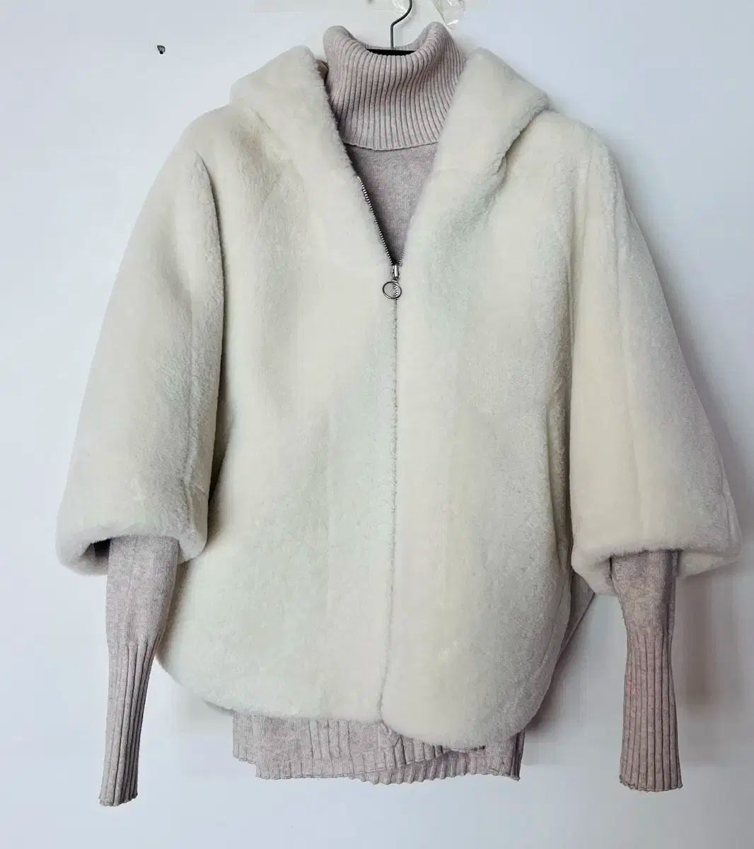 mideal 販売終了ブラウン シャギースタンダードコート ベルト付 鈴木