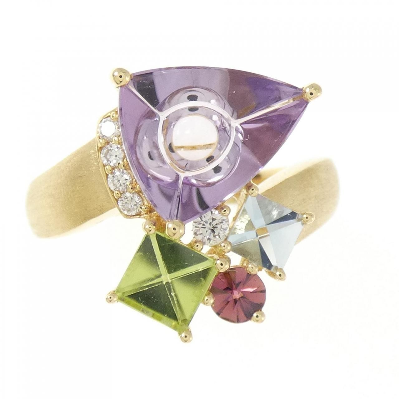 ジーエステイービー ストーン リング