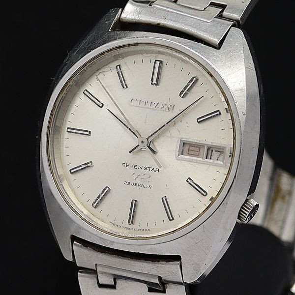 稼働品／CITIZEN セブンスター V2 7790-770692 シチズン シチズン AT/自動巻 7790-770692 セブンスター V2 デイデイト 22