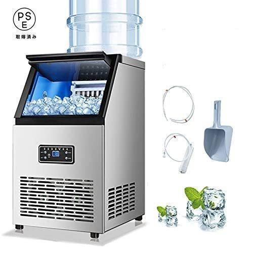 110V業務用製氷機 自動製氷機 空冷式 自立型製氷機 パック拡張製氷機 家庭用商業用 パーティーギャザリング レストラン 製氷機