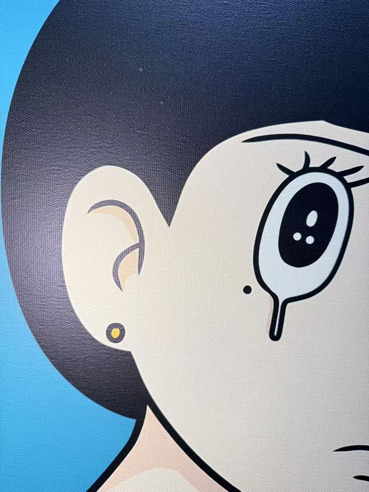 ハシヅメユウヤ　絵画 現代アーティスト橋爪悠也氏の代表作「eye water」の初となる3D
