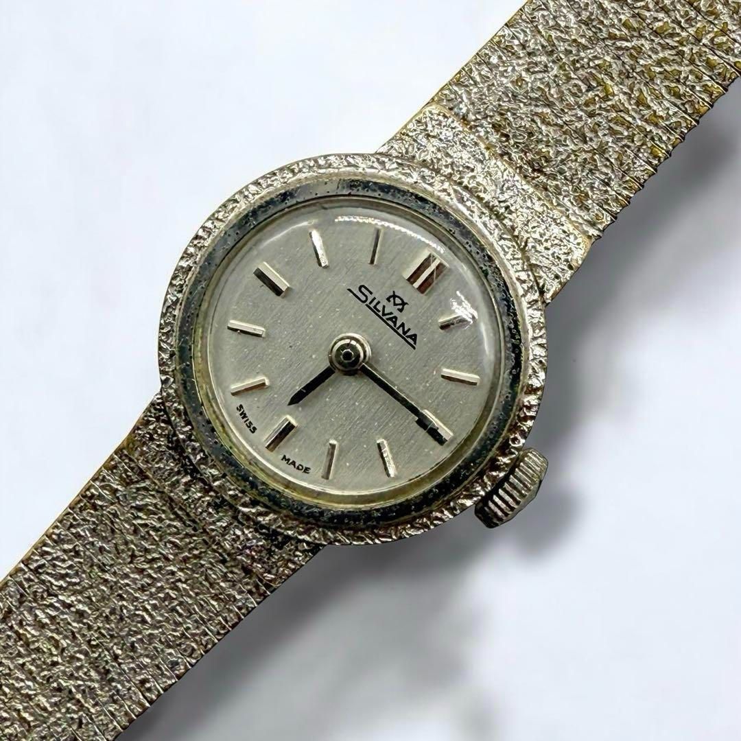 稼働 SILVANA 腕時計 手巻き アンティーク スイス製 アナログ 2469