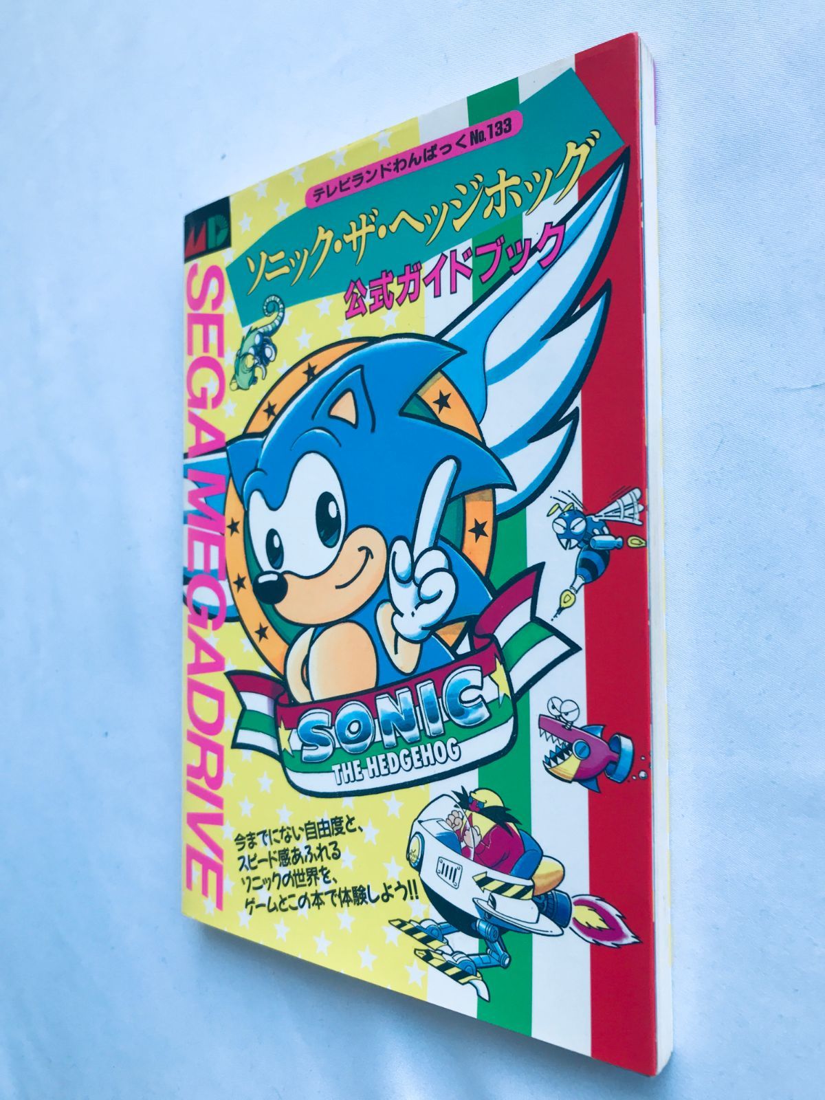 ソニック・ザ・ヘッジホッグ 公式ガイドブック 攻略本 初版 Sonic the