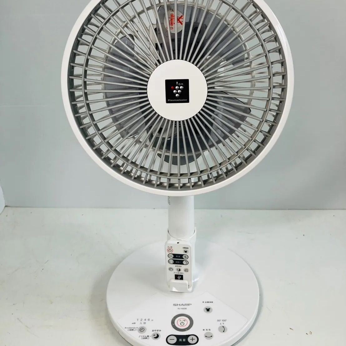 扇風機SHARP PJ-H2DS-W WHITE 2019年製 リモコン付き - メルカリ