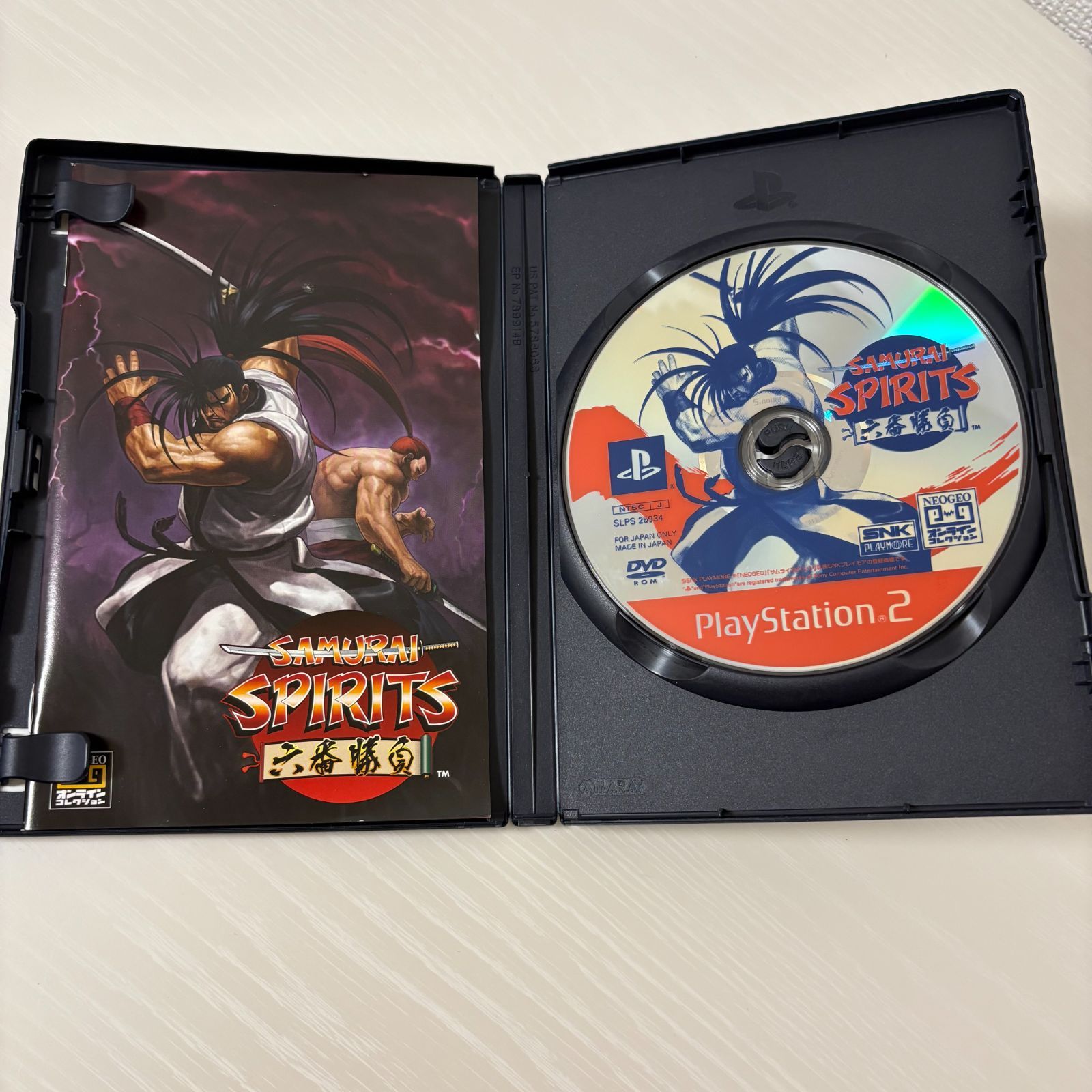 美品 サムライスピリッツ 六番勝負 PS2 PS2 サムライスピリッツ 六番勝負 THE BEST プレステ2 ソフト