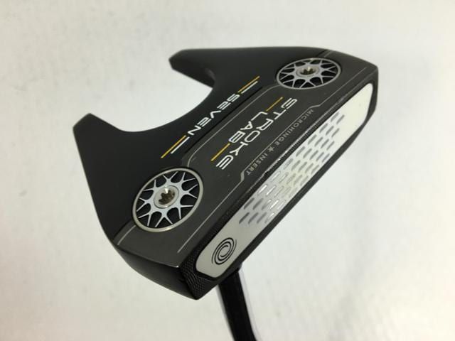 【中古ゴルフクラブ】オデッセイ STROKE LAB(ストローク ラボ) ブラックシリーズ SEVEN パター 2020 オリジナルスチール パター【14日間返品OK】