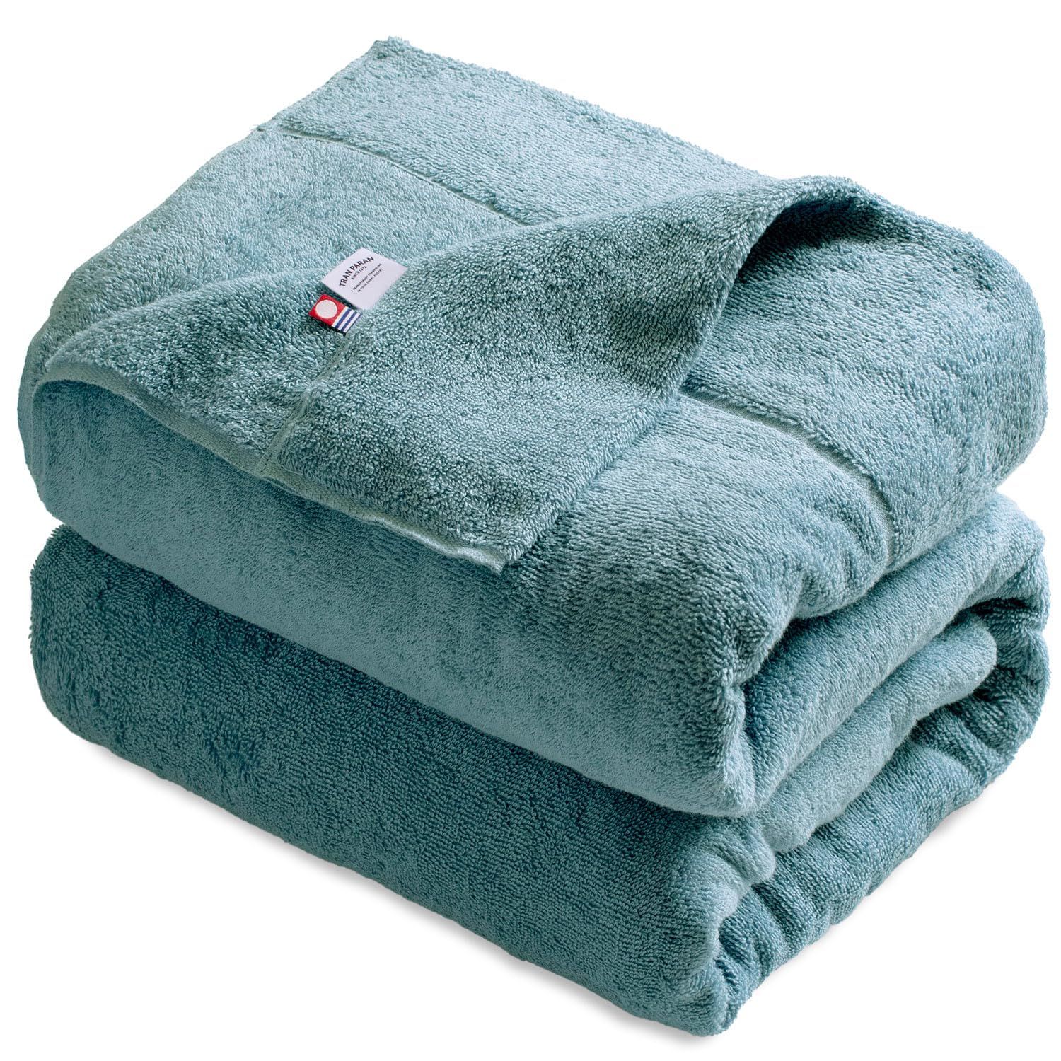 今治タオル 約140×190cm 綿100％ クーベルチュール シングル 今治 ブルーグリーン タオルケット トランパラン